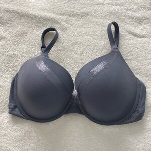 Body by Victoria Perfect Shape Bra - dark gray with shimmer stripe